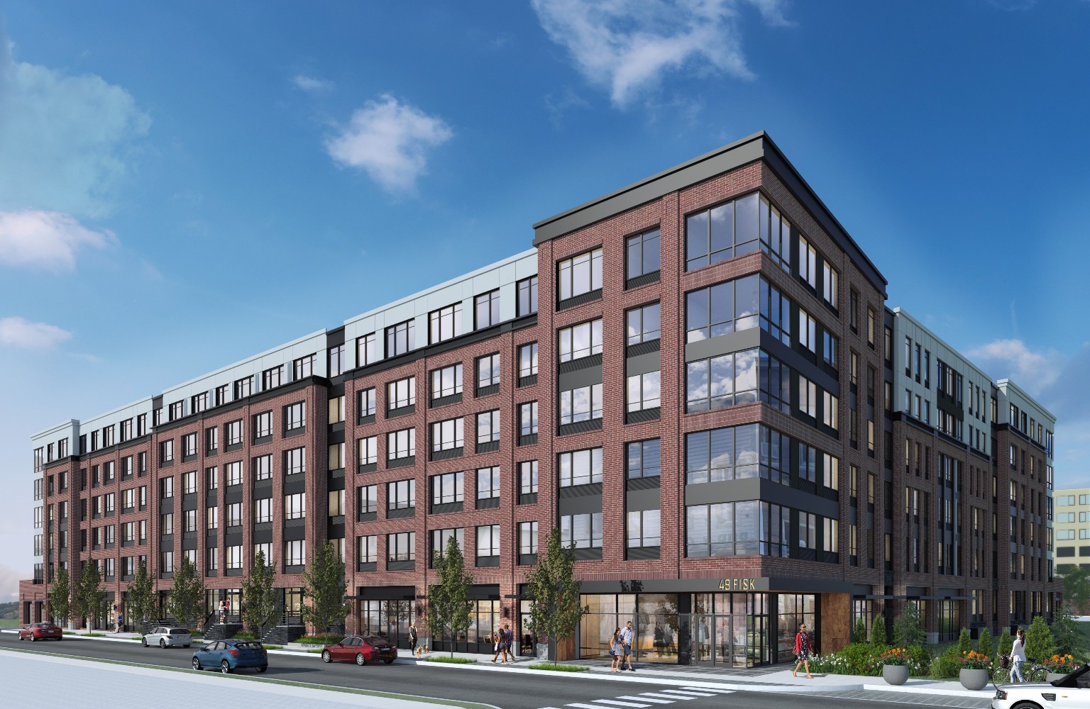 A rendering of 49 Fisk St. in Jersey City
