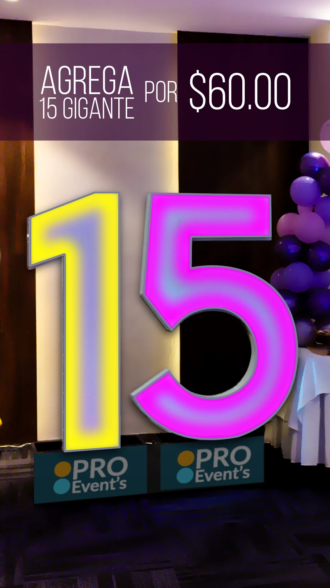 número 15 gigante desde $60.00 en El Salvador