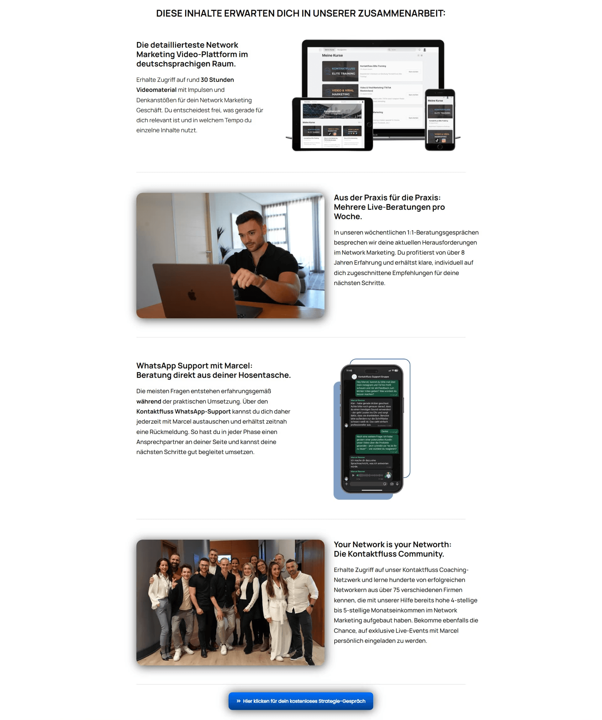 Webseite von Kontaktfluss