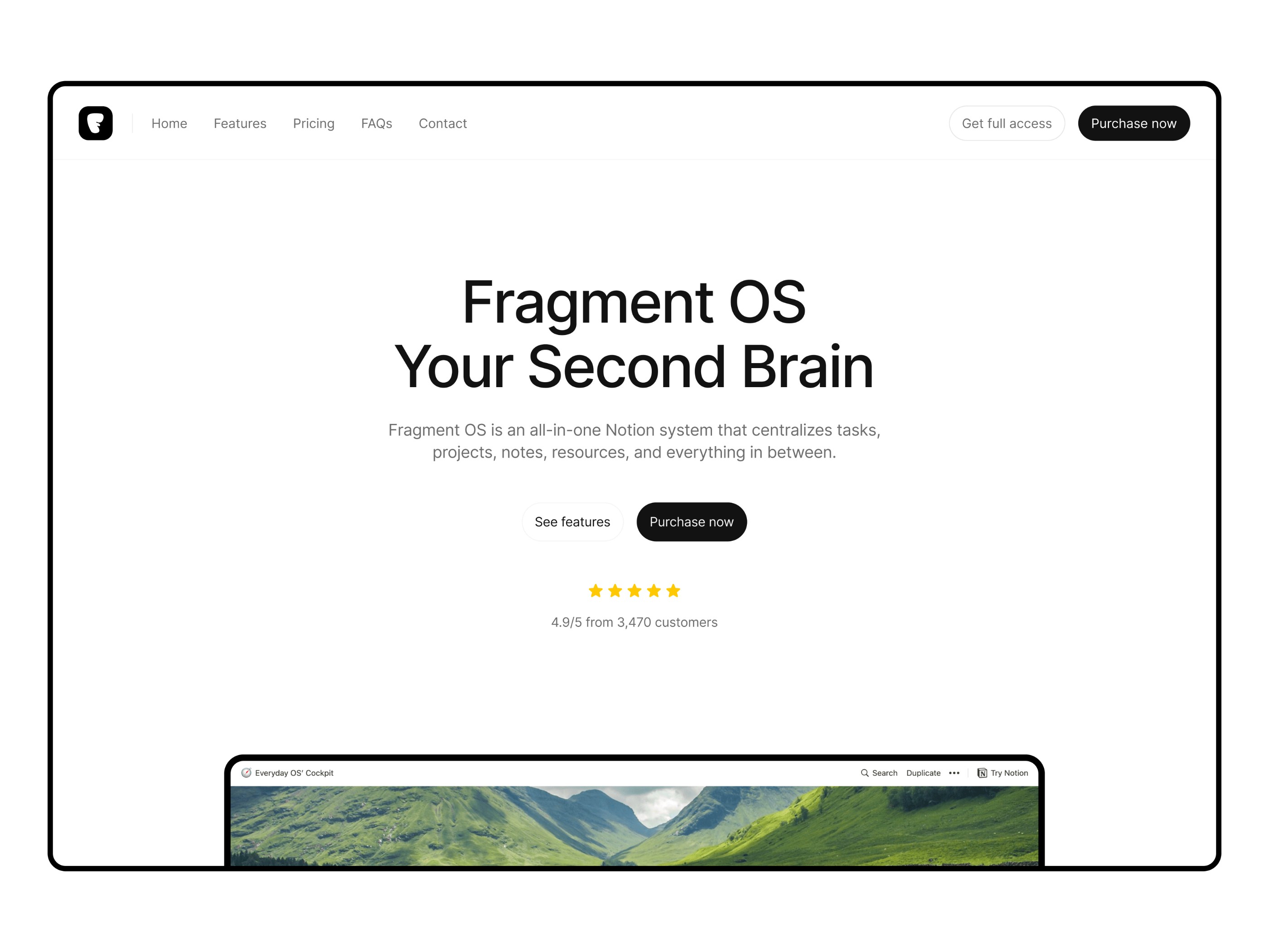 Fragments — SaaS 产品官网设计灵感