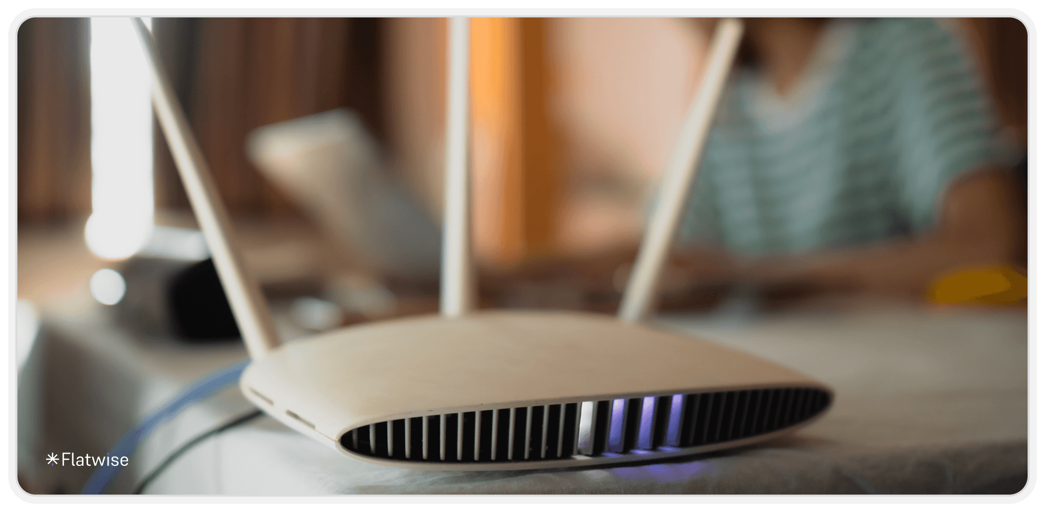 Foto von einem WLan Router.