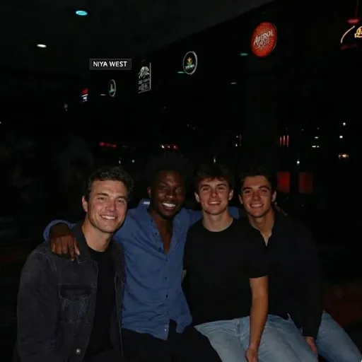 Group hug at Mingleo dinner