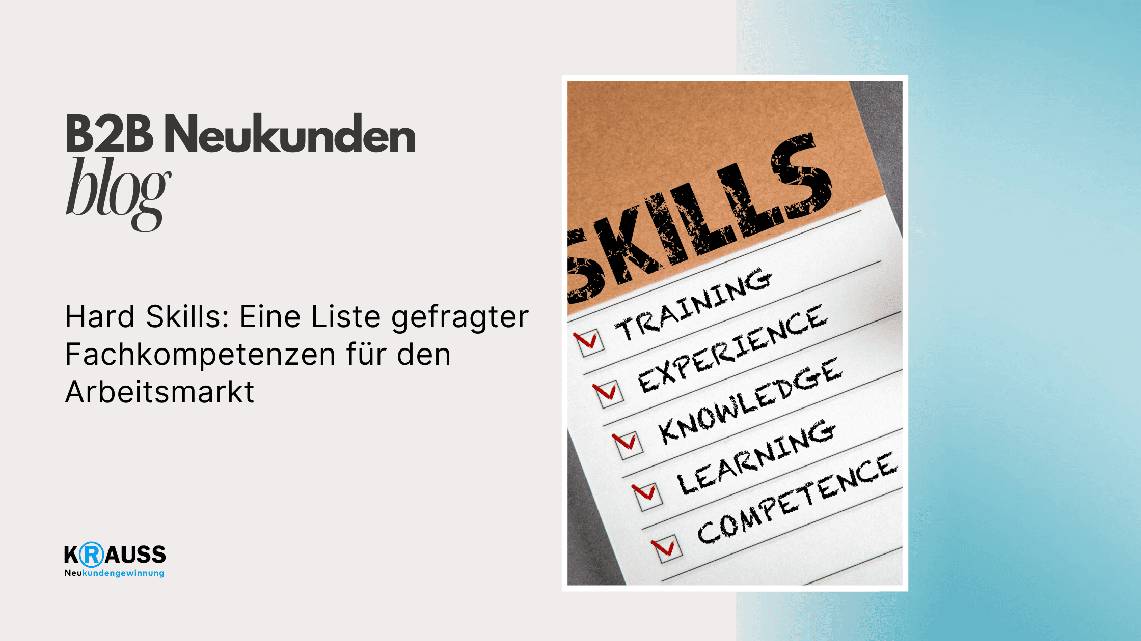 Hard Skills: Eine Liste gefragter Fachkompetenzen für den Arbeitsmarkt