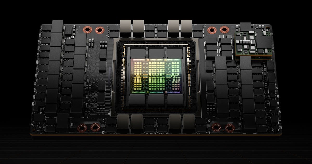 H100 NVIDIA 官方产品图