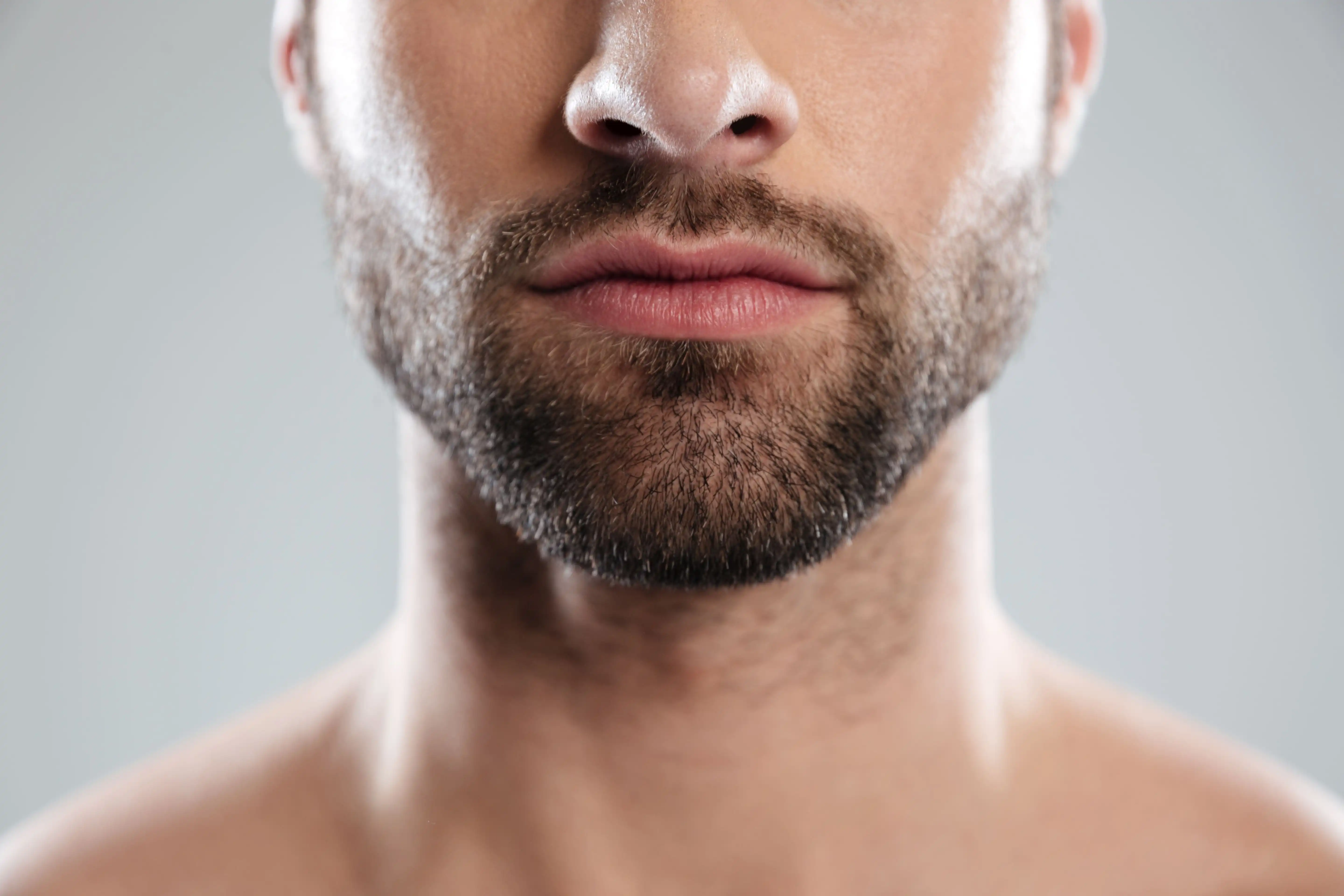 Hair restoration treatment image on the moustache restoration service page