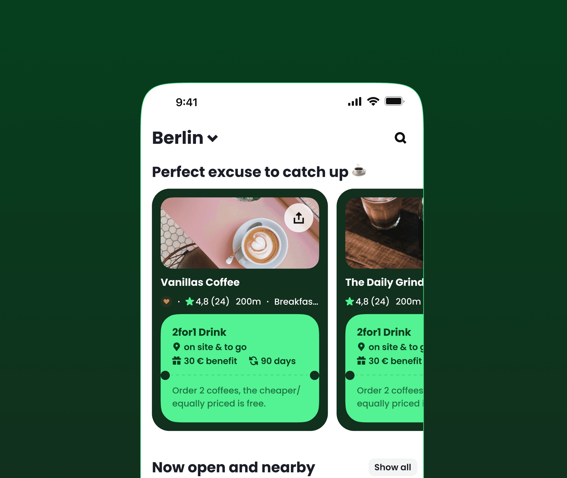 Mobile screens displaying the Learn.xyz app with a bold yellow background, showcasing an educational platform with interactive learning cards.