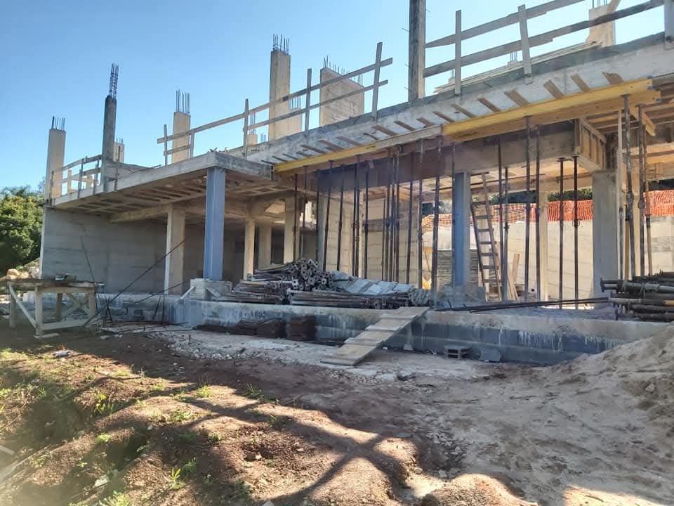 Chantier dans un centre commercial