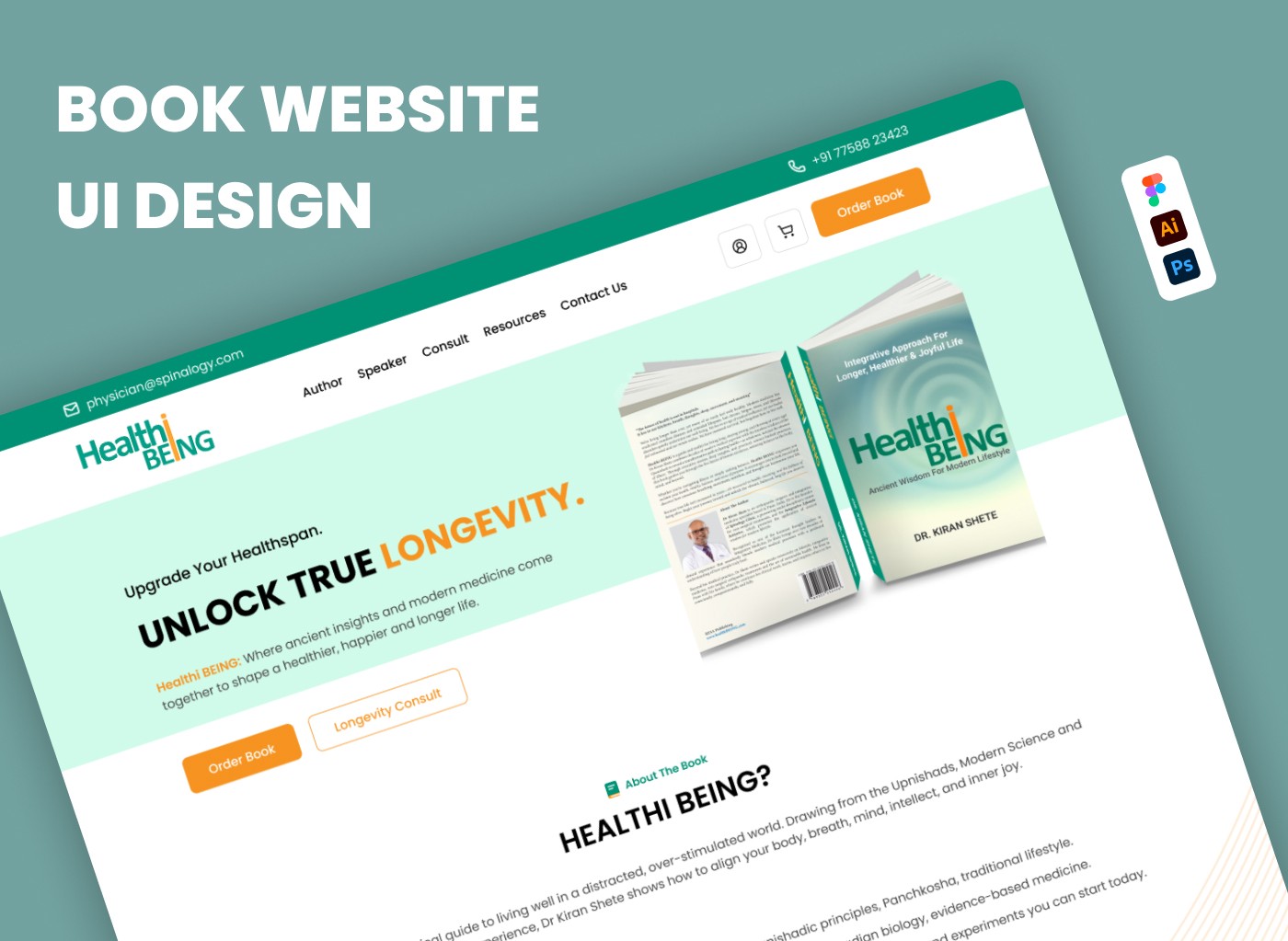Book Website UI Design