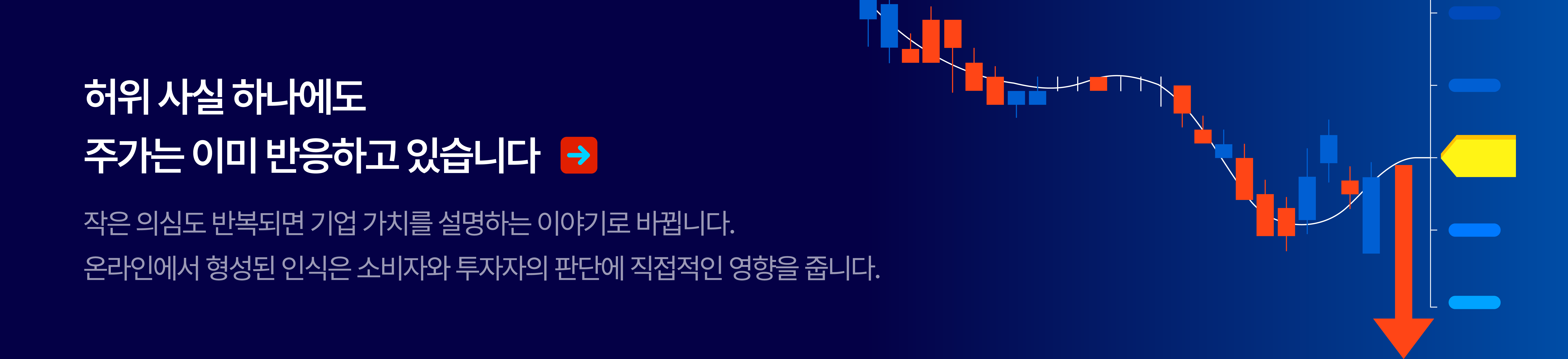 악성루머 주가방어 온라인 평판 관리 서비스 화이트미 배너