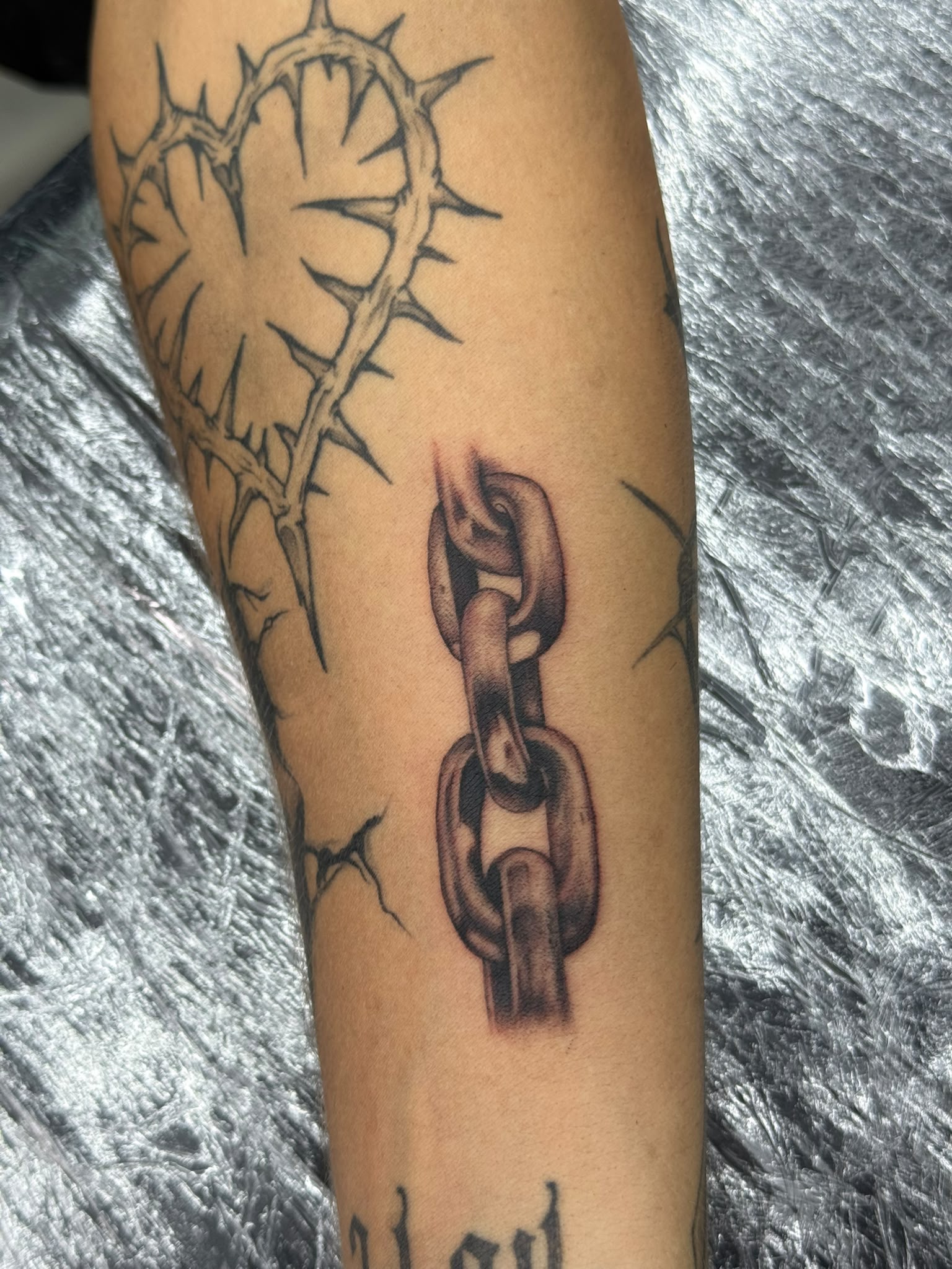 Cover-Up Tattoo Beispiel – Blackline V1 Passau