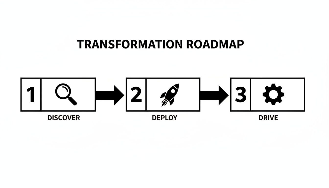 Infographic about financial services digital transformation