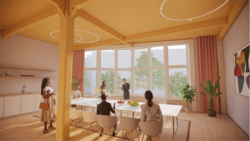 Render of meeting room