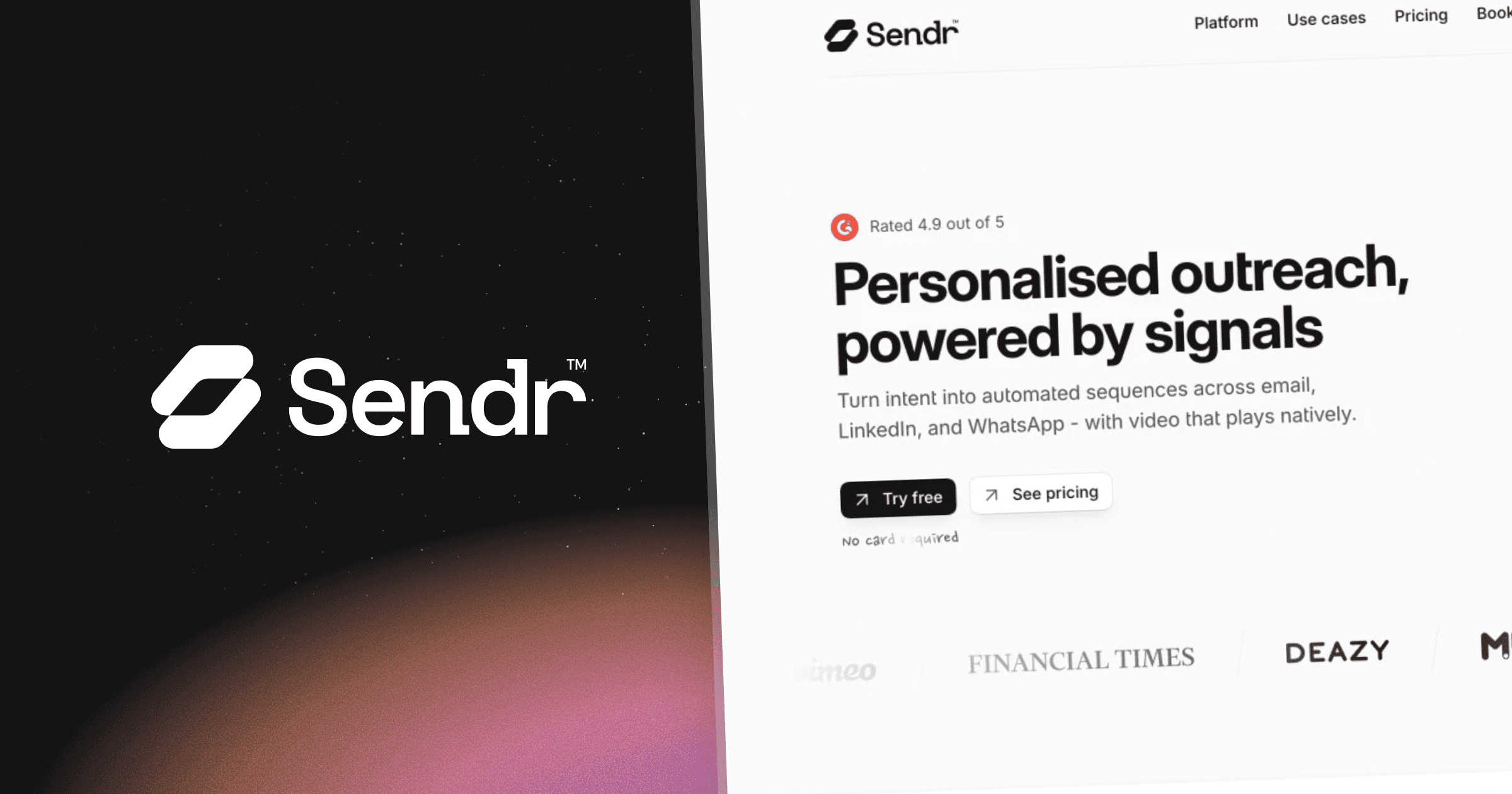 Sendr cover