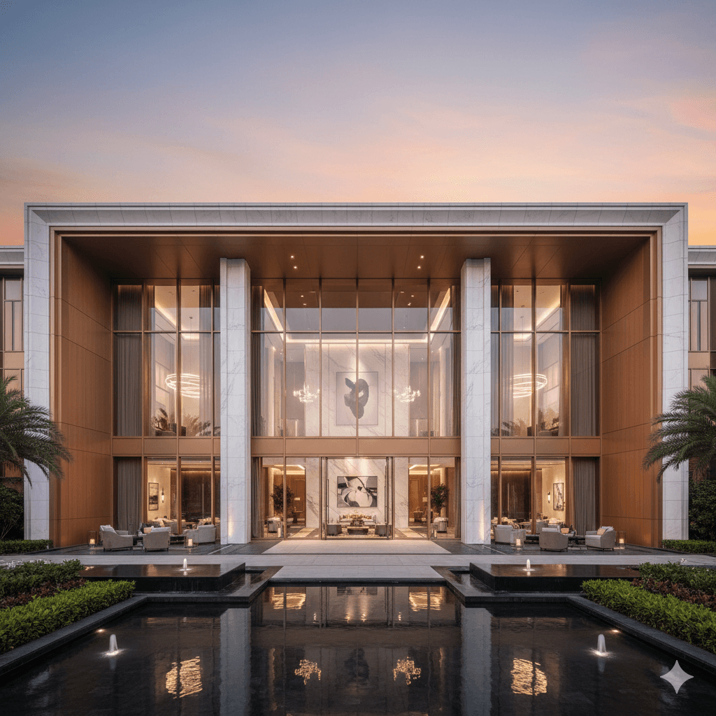 State-of-the-art modern clubhouse interior luxury amenities