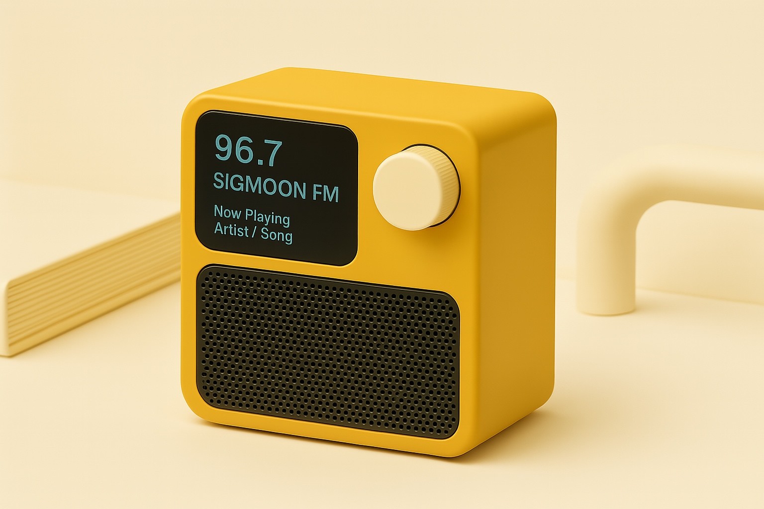 Moon Radio Yellow