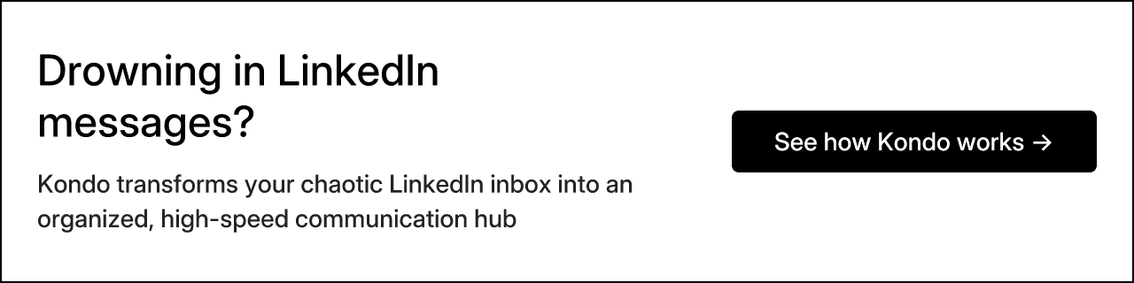Drowning in LinkedIn messages?