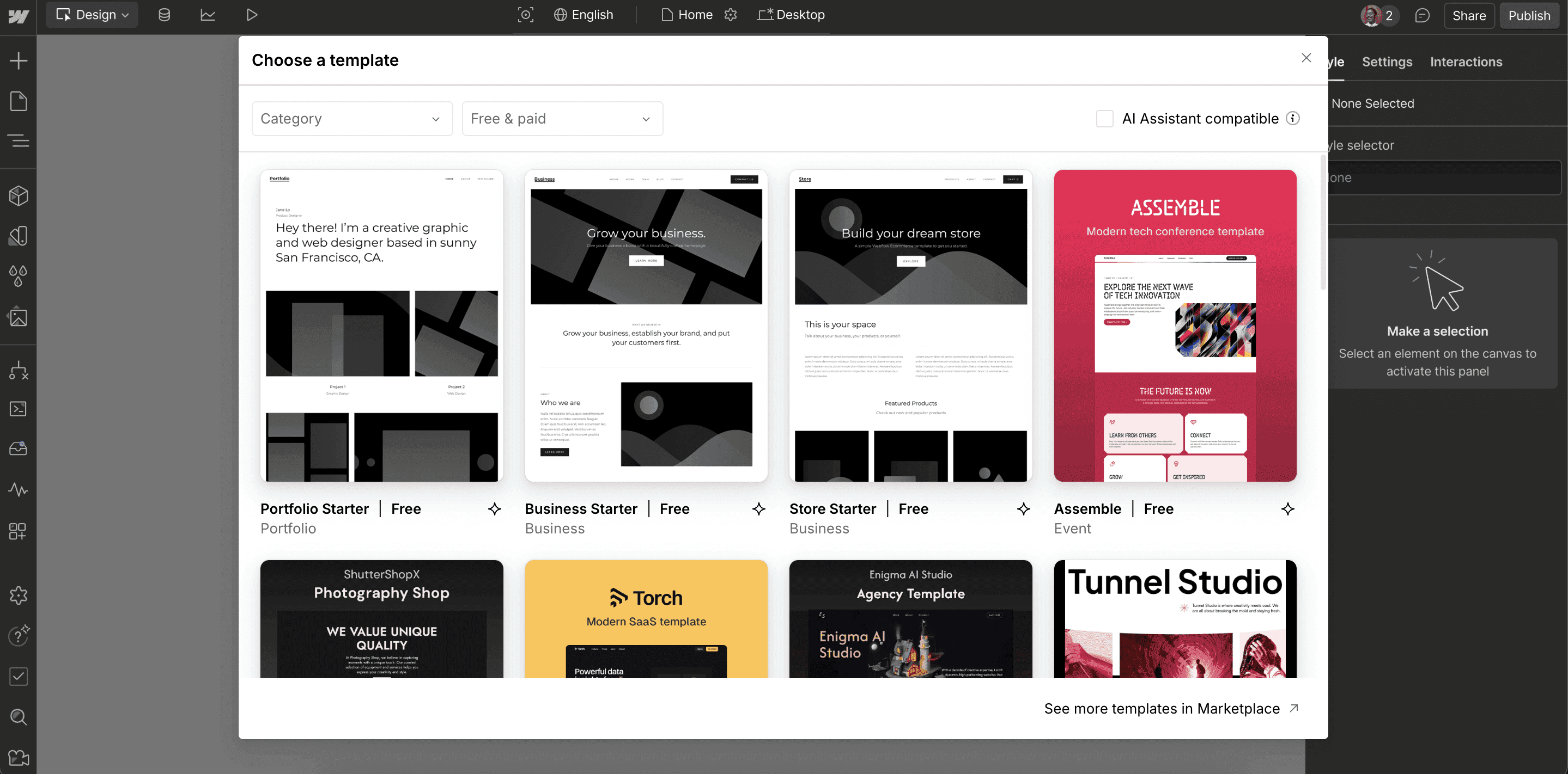 Webflow Templates
