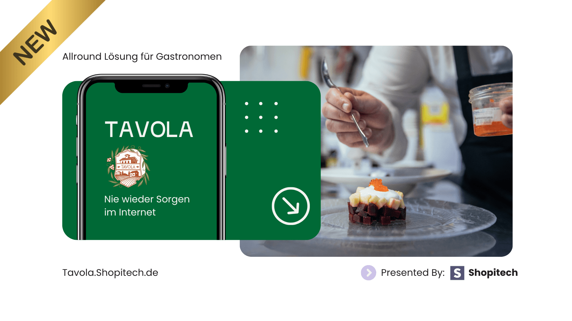 Mit Tavola umgesetzte Webseite des Mango Thai Restaurants