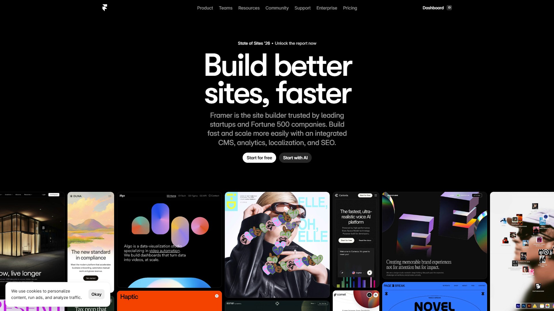 framer website builder
