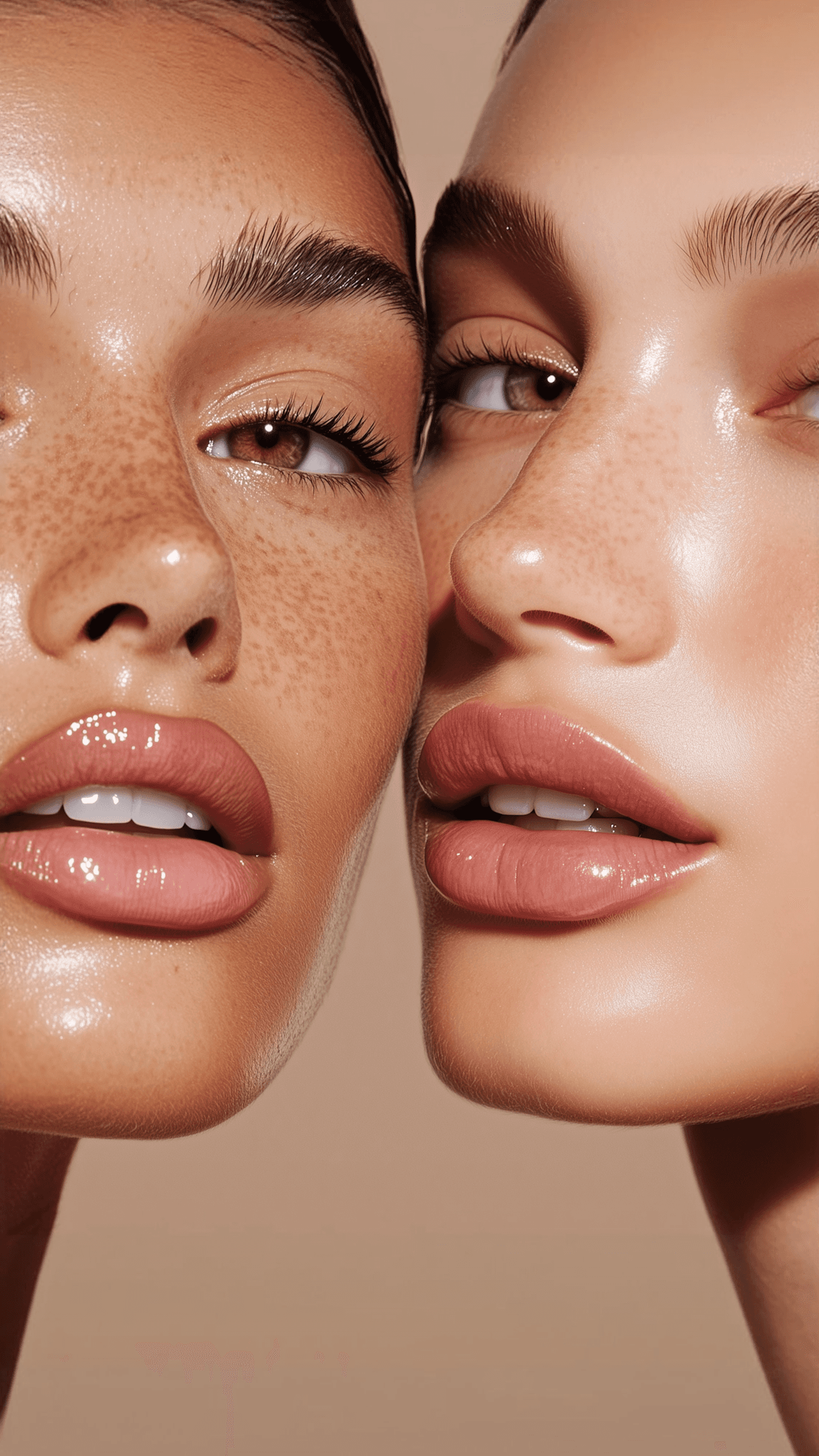 Woman applying skincare cream, close-up face view.