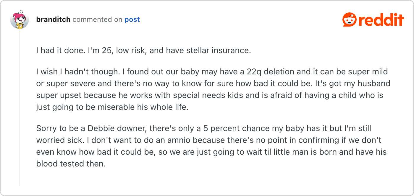 Post on Reddit