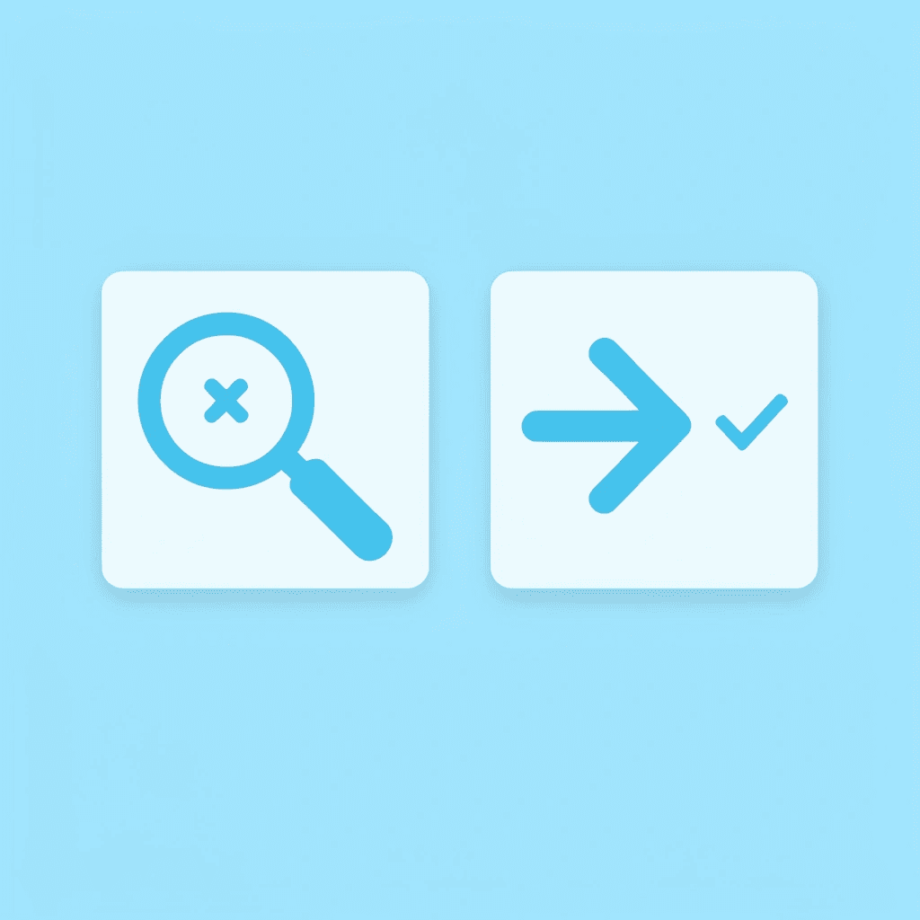 Before and after comparison: chaotic research notes transforming into organized, structured argument