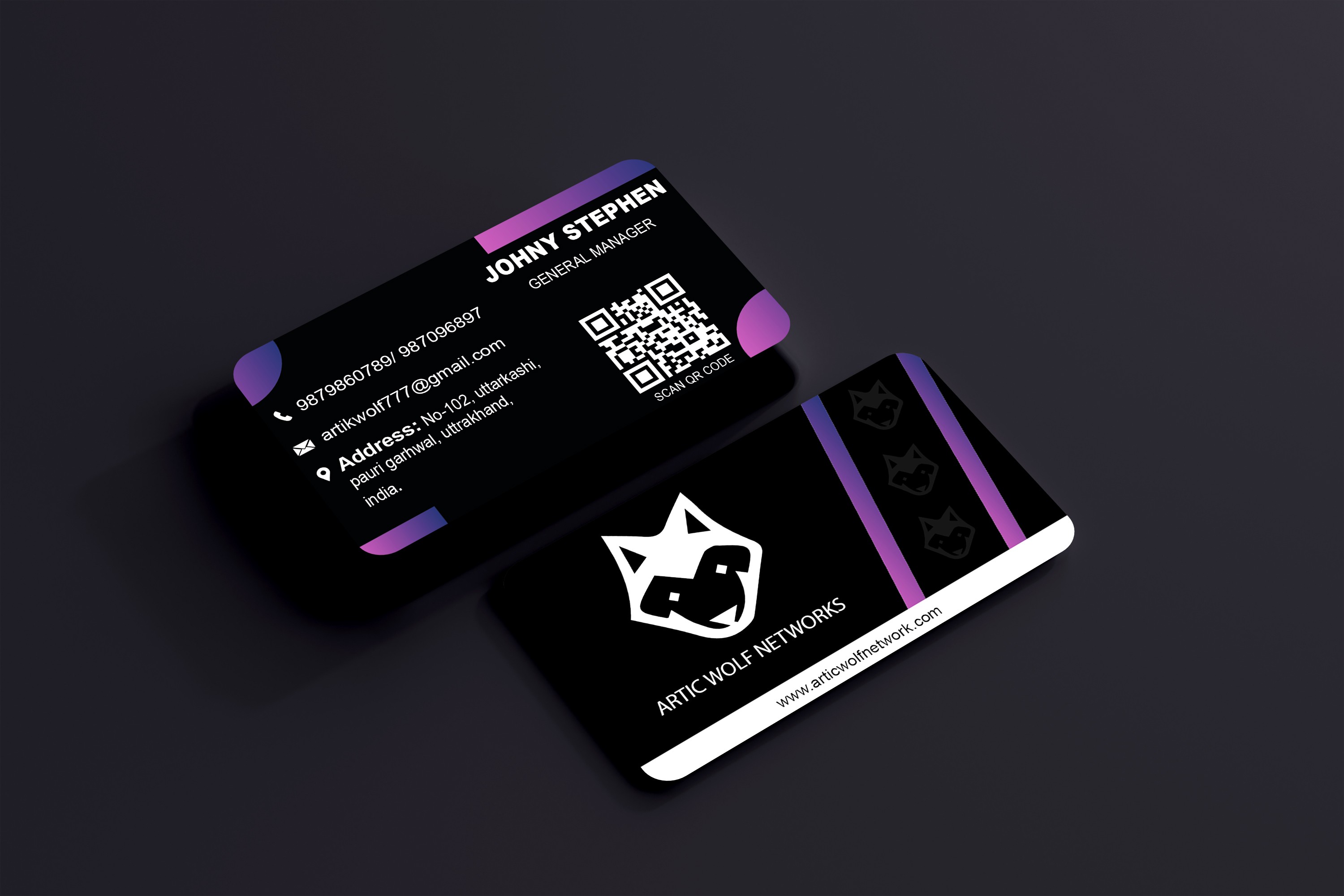 Example work of branding design