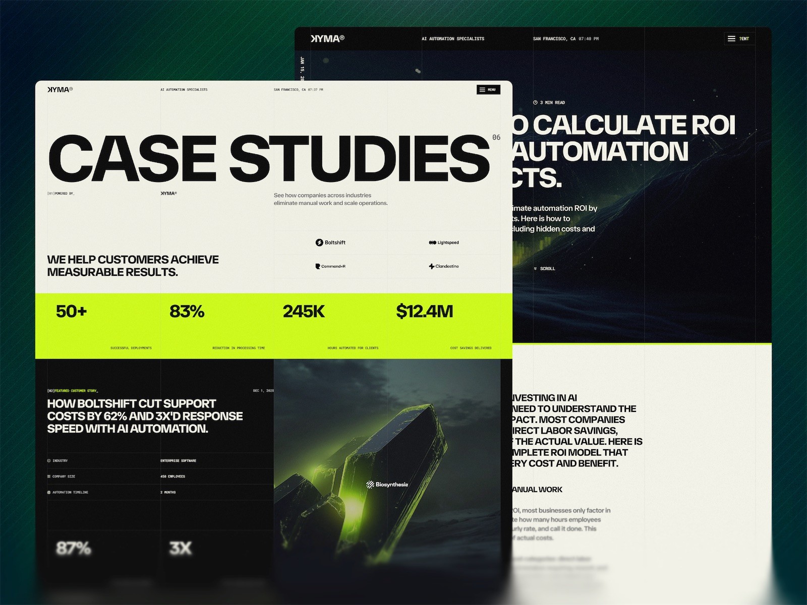 KYMA AI Automation Agency Framer Template