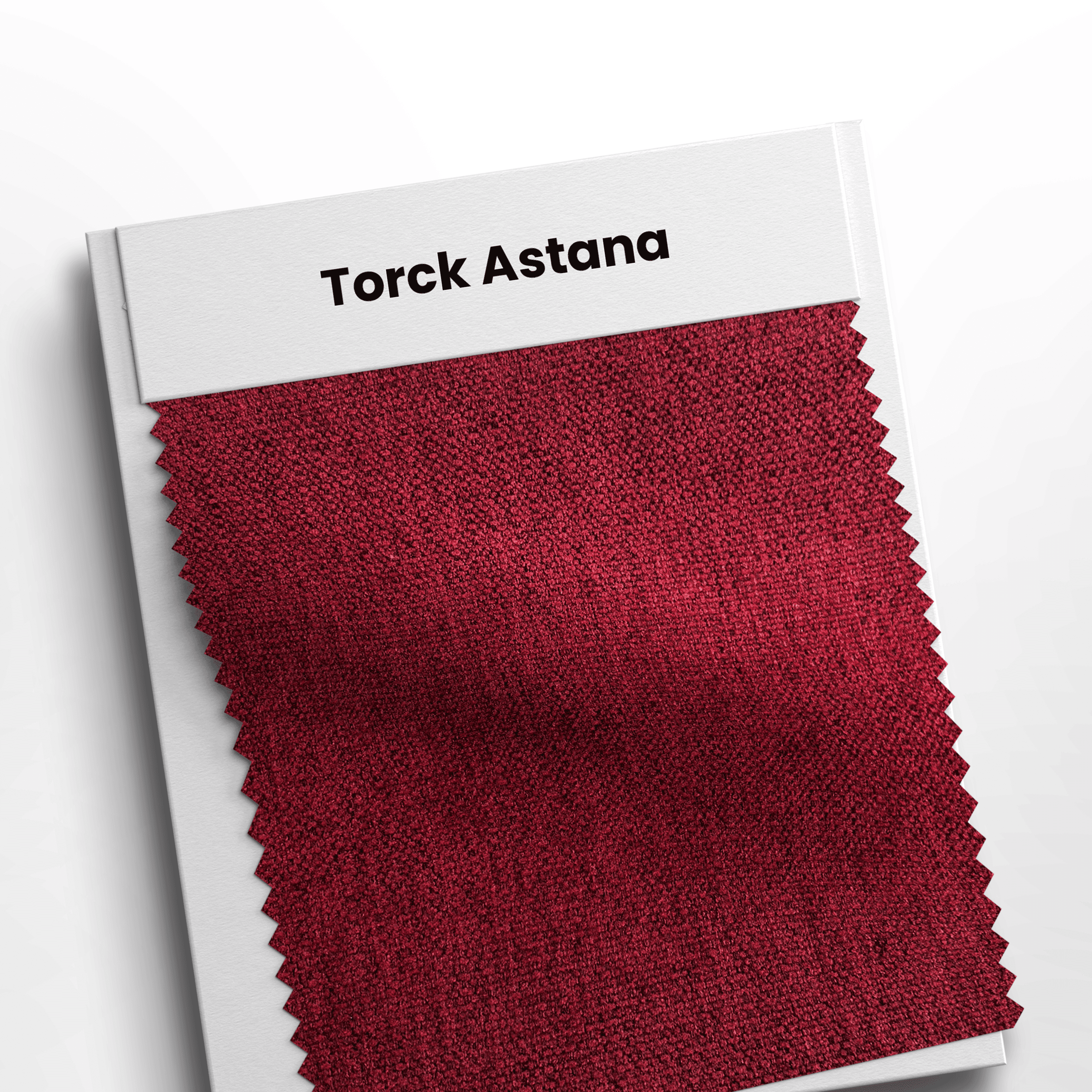 Mostruário de tecido Torck Astana cor 48 Marsala 