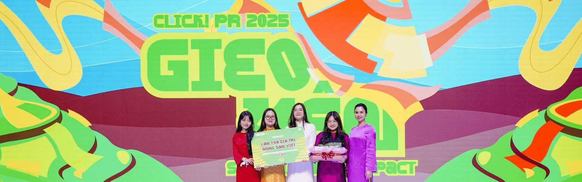 Quán quân Click! PR 2025 vinh danh Eco Straws - chiến dịch truyền thông cho nông sản theo hướng bền vững