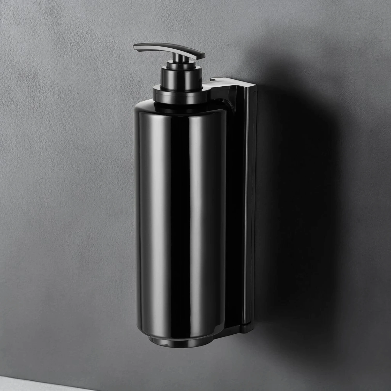 Eco-friendly tamper-proof soap dispenser bracket for hotel refillable systems, high-quality stainless steel, compatible with 300ml-500ml bottles.