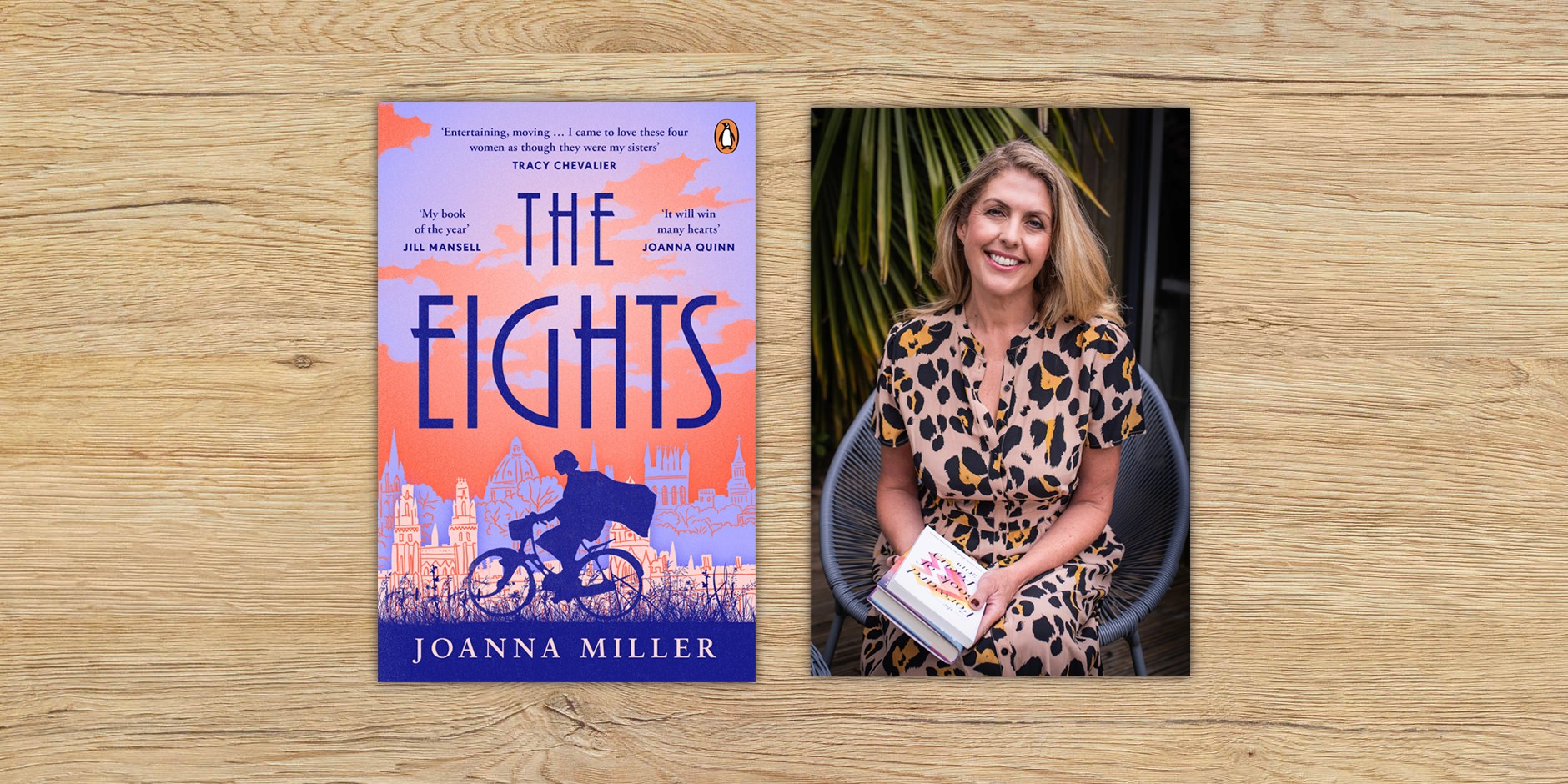 The Eights book cover an the author Joanna Miller