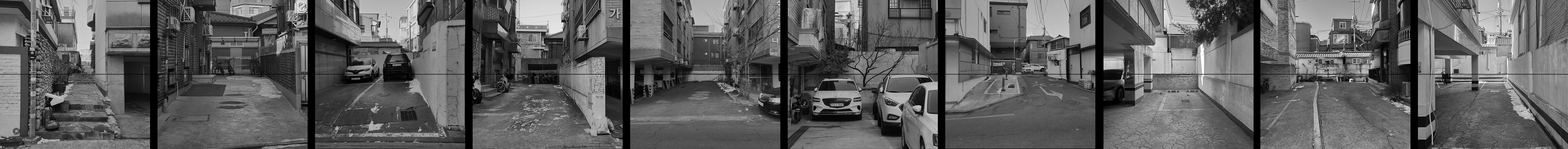 연남동의 얇은 켜: 487과 481 | 연남동 487과 481 사이의 단차-석축