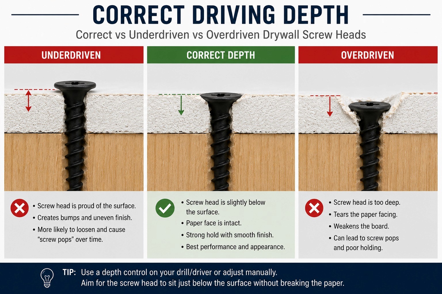 Correct Driving Depth