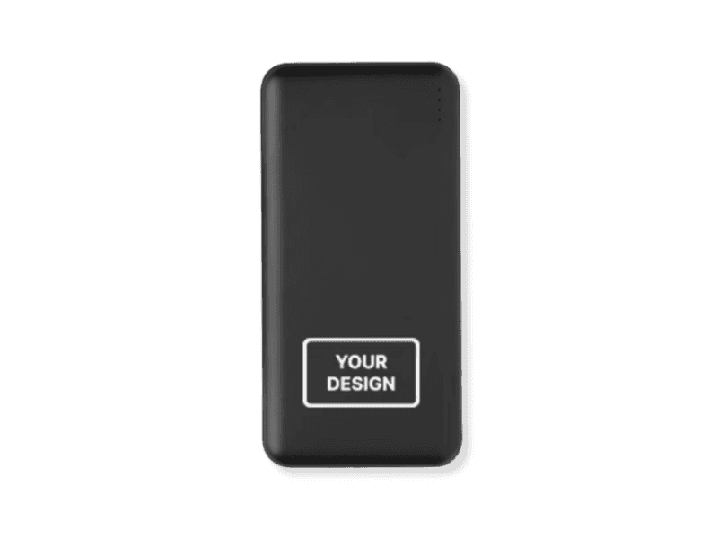 Custom pocket powerbank 10,000 mAh for corporate tech gifts