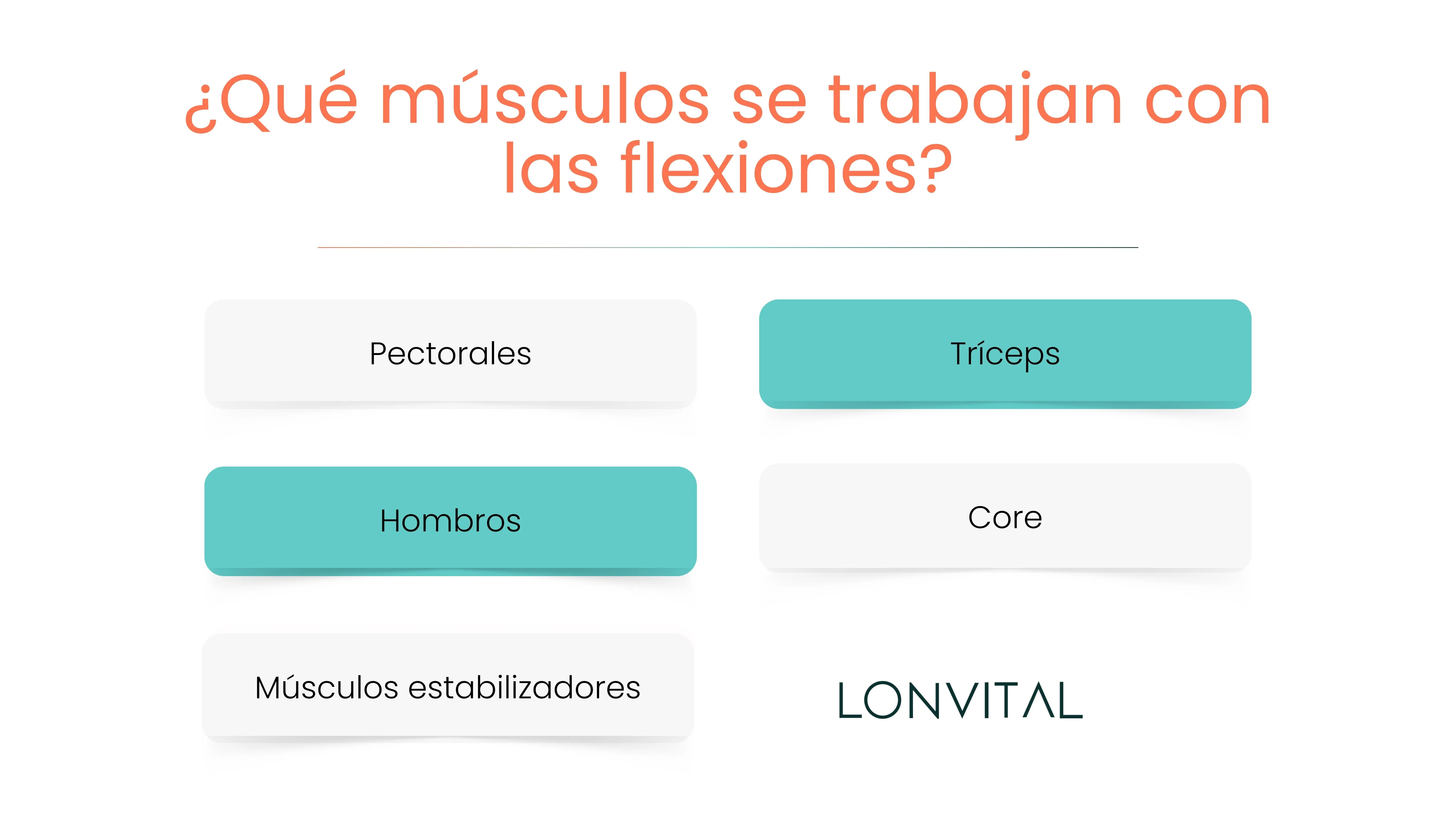 ¿Qué músculos se trabajan con las flexiones?