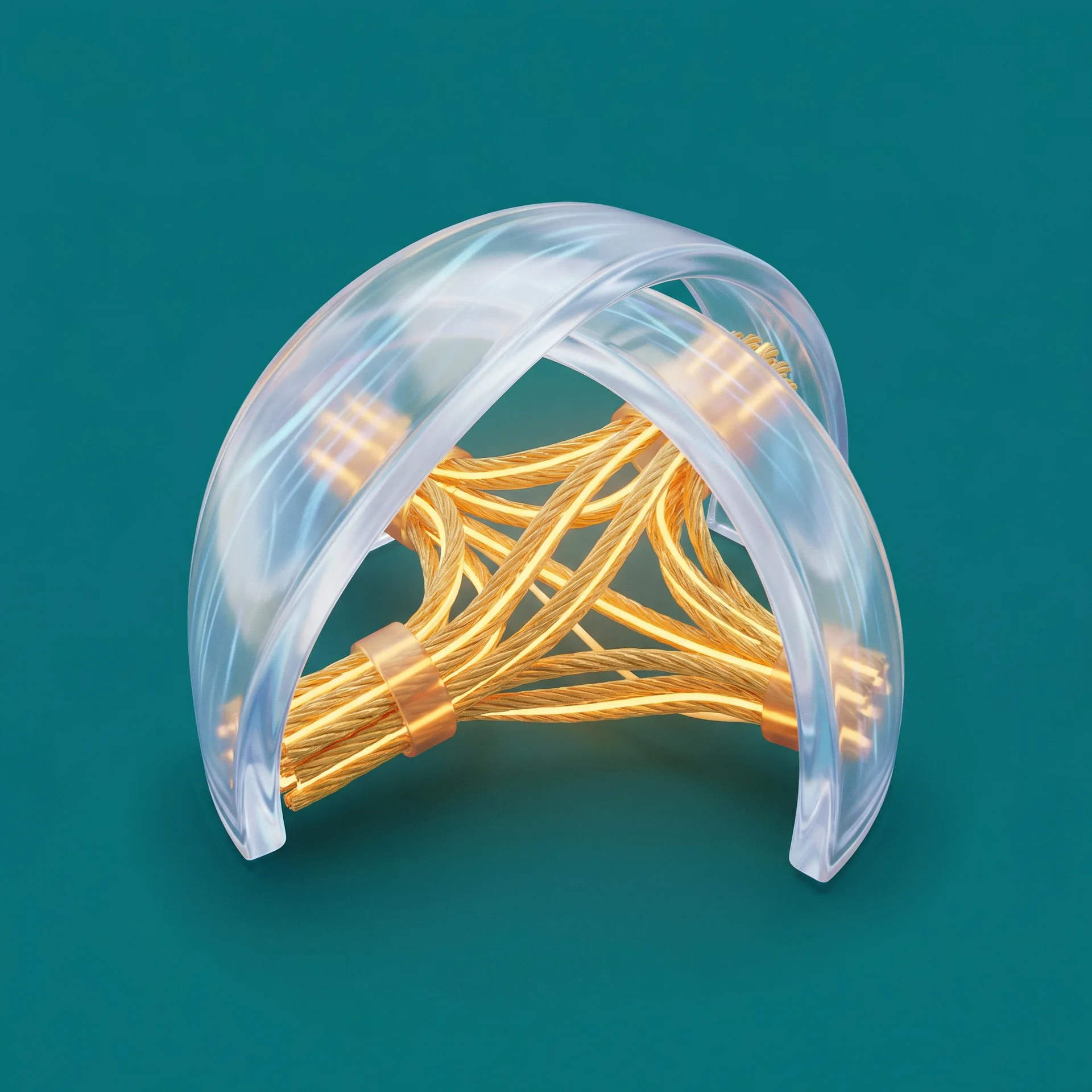 3D render illustrating the robotic VEIL technique with a focus on preserving surrounding tissue and lymphatic structures.