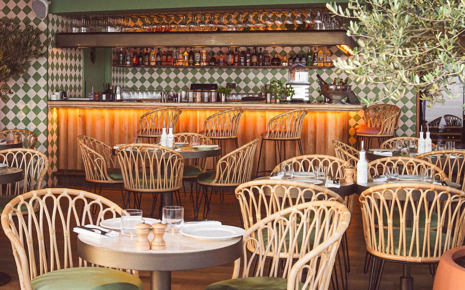 Interiors of Lolli at the The View at the Palm, Dubai