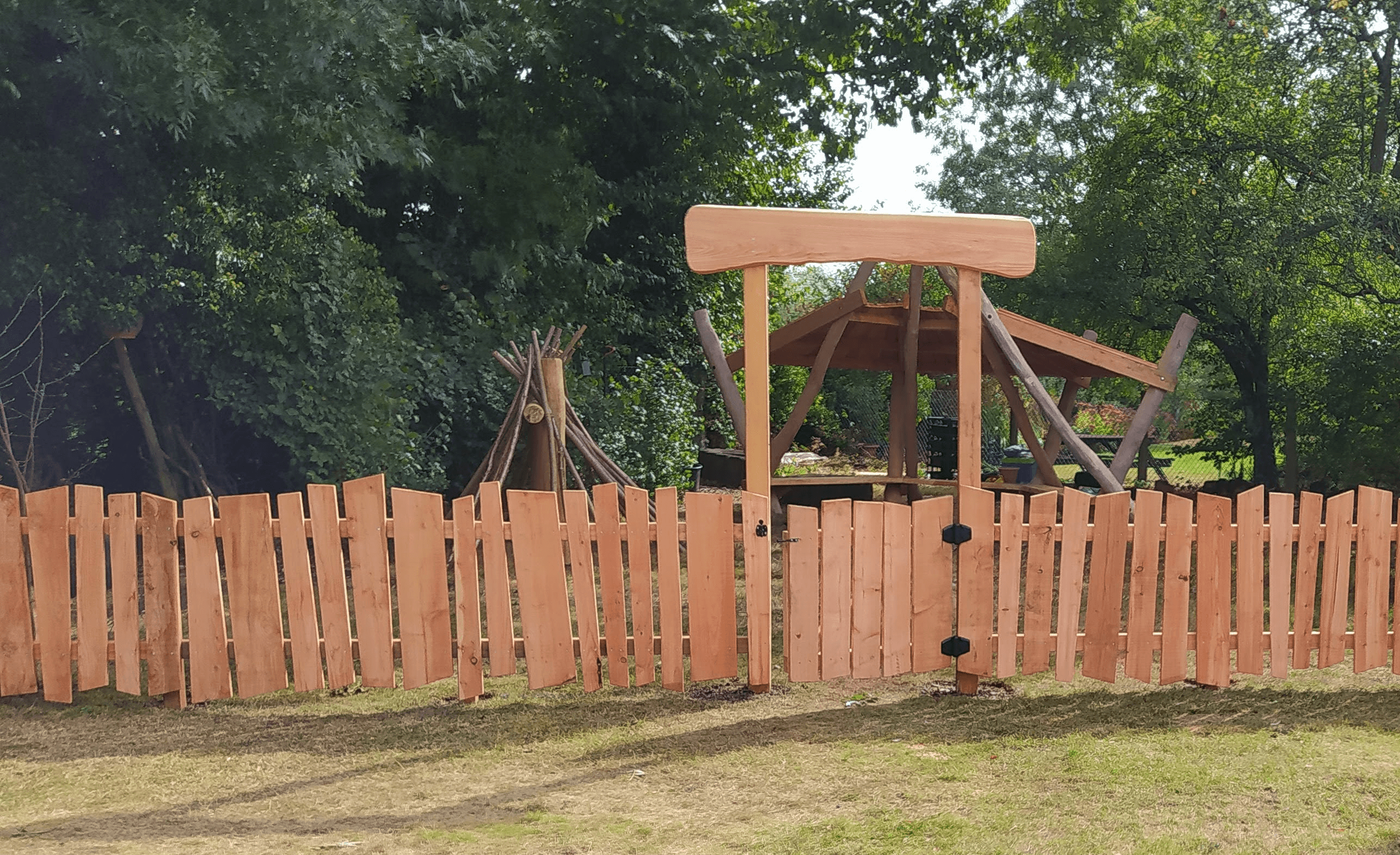 Entrance and Fencing