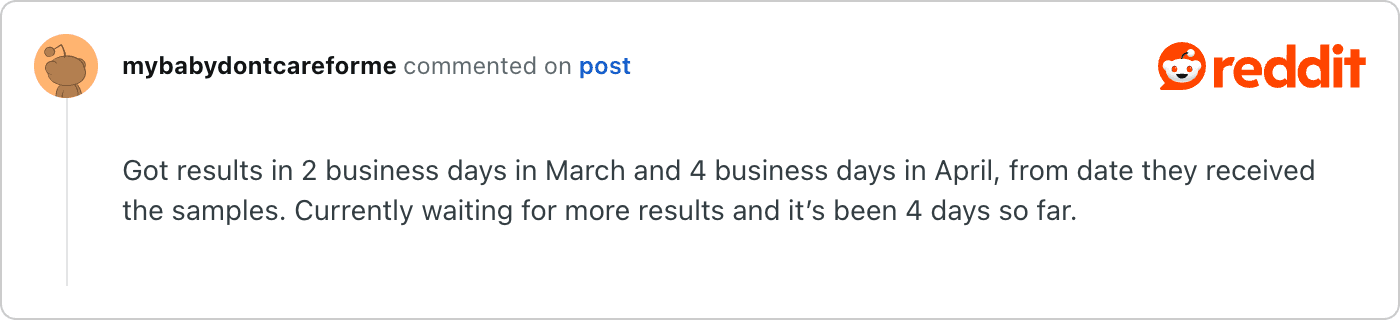 Post on Reddit