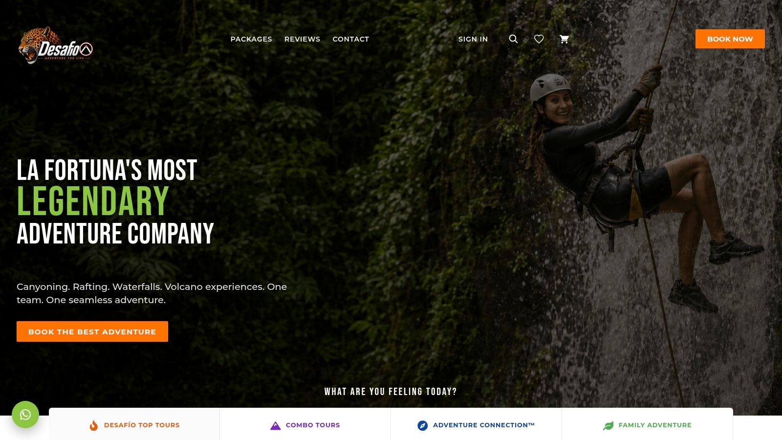 Desafío Adventure Company Lost Canyon Canyoning