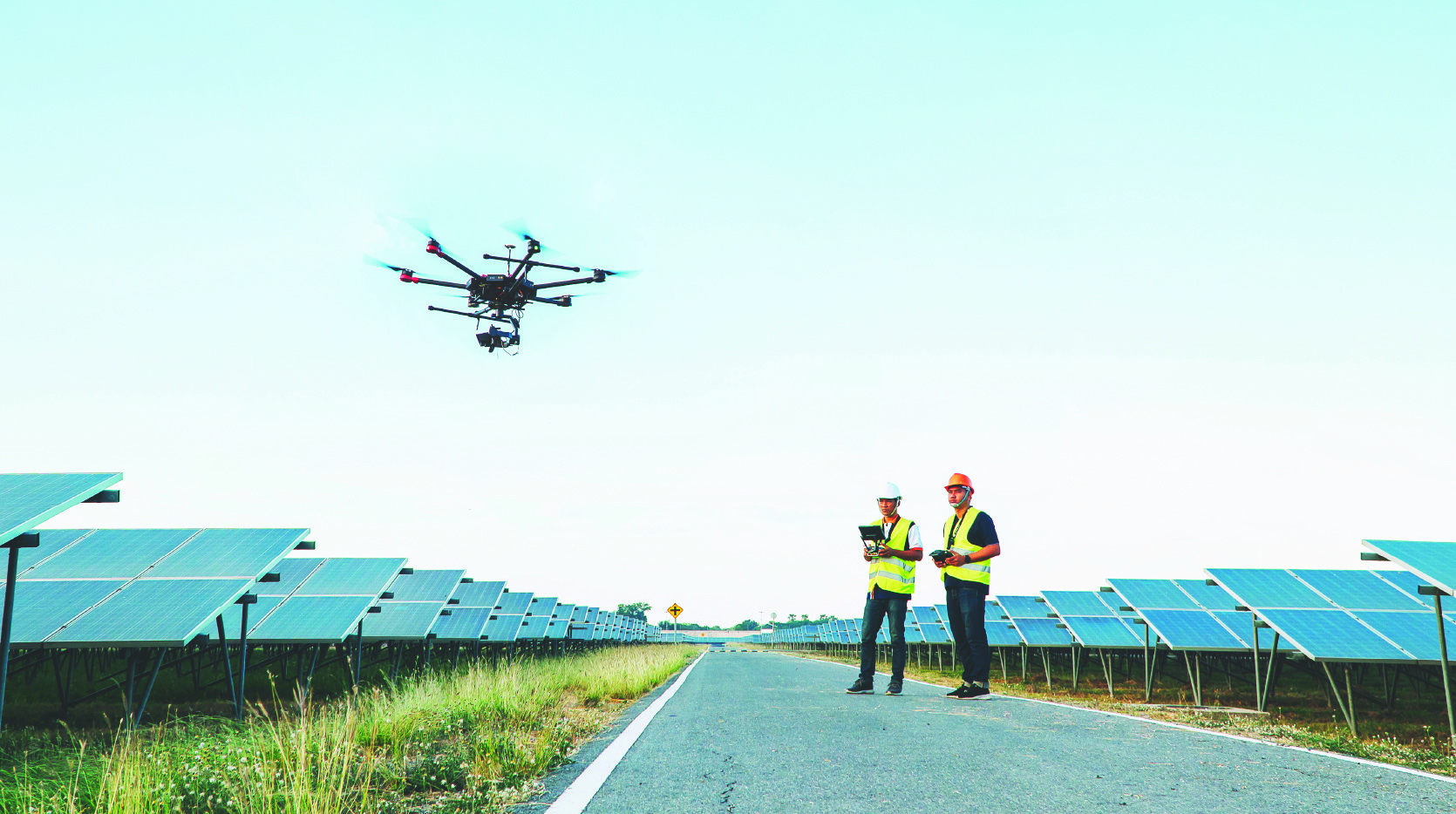 Drone Analytics in Solar Construction and O&M
