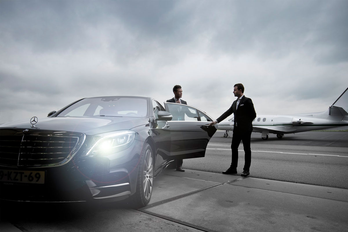 Mercedes-Benz S-Class luxury chauffeur service in Paris