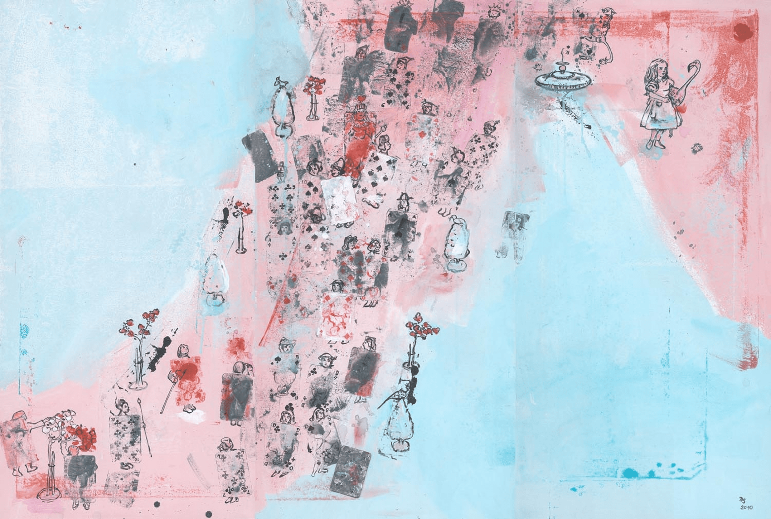 Triptych - Croquet Ground