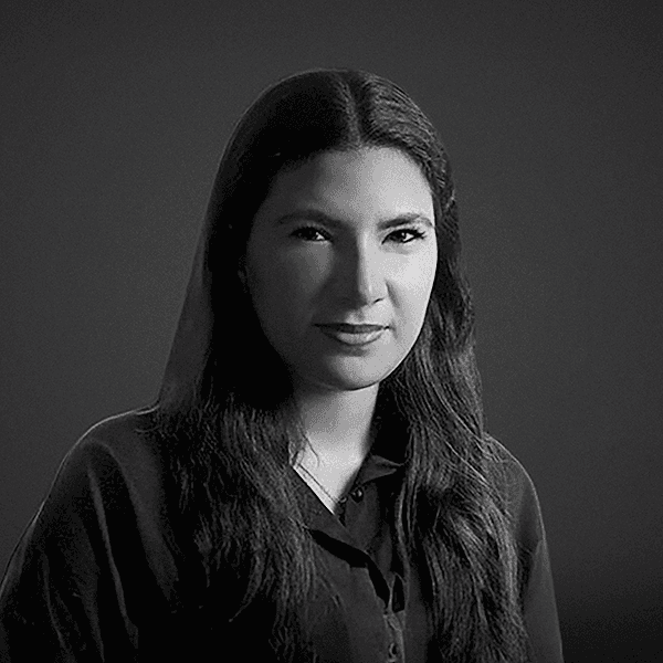 Impey Studio Team member. Portrait of Najah AlSabek