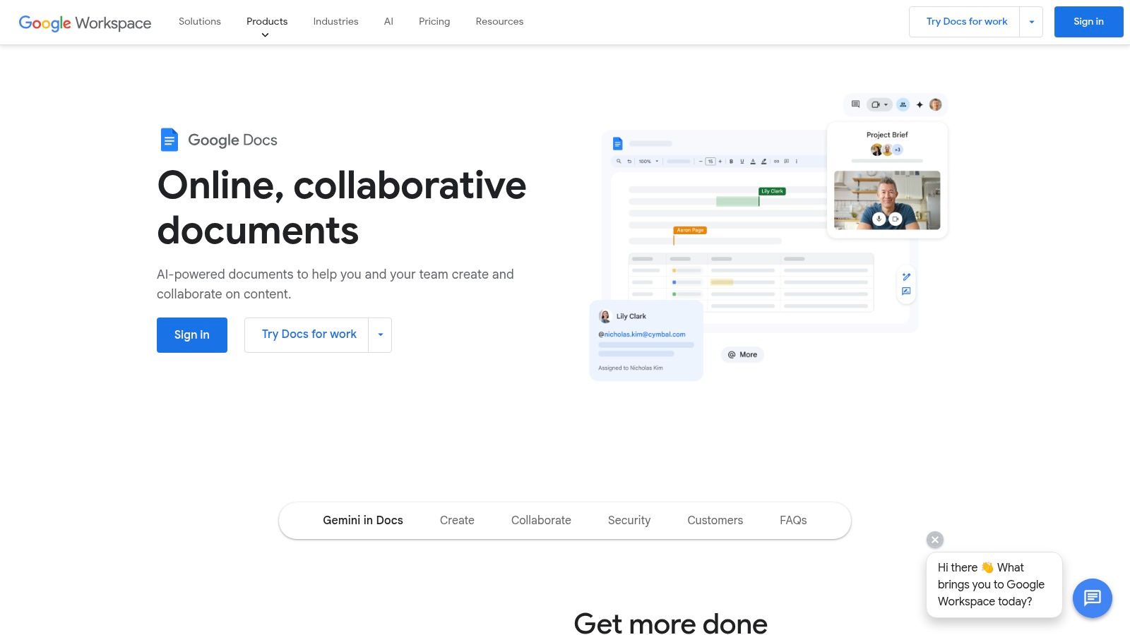 Google Docs — Google Workspace