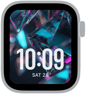 A selection from the Jade Atmos Apple Watch face collection