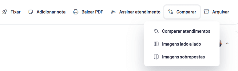 recurso de comparação entre imagens