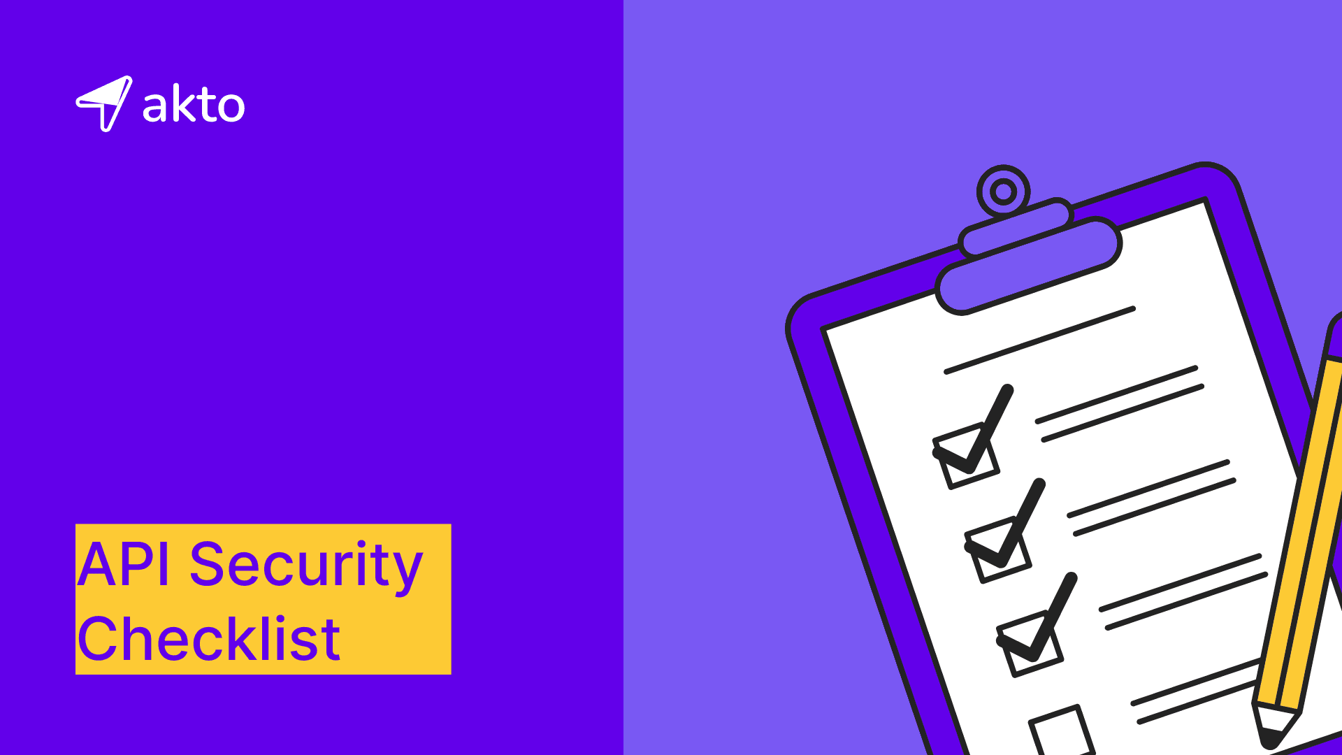 API Security Checklist