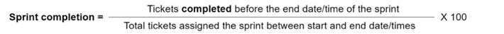 sprint-target-completion-rate-formula